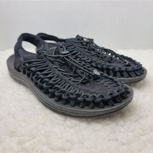 Keen Uneek Hiking Sneaker Womens Size 10 Two Cord Black raided Water Shoes
